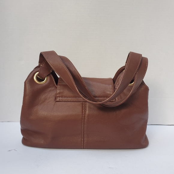 100% Leather ETIENNE Aigner Purse Bag Short Shoulder Handle Lots of Pockets! - Picture 4 of 11